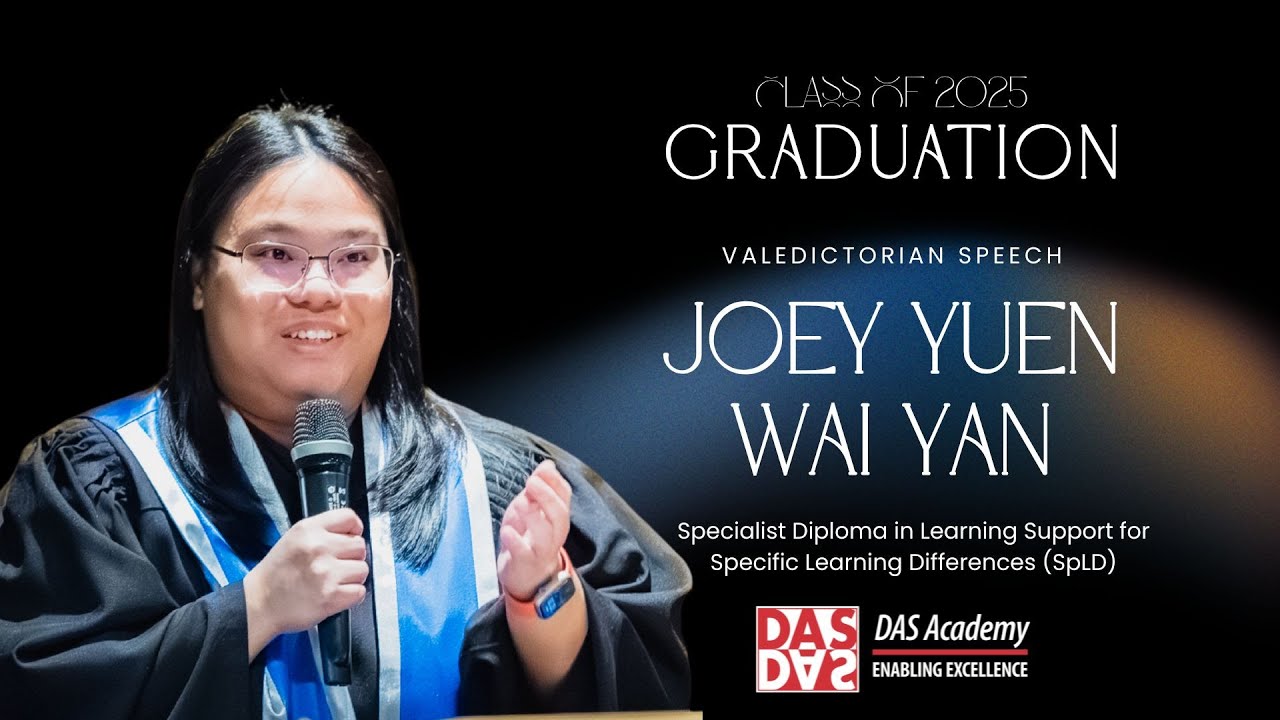 2025 DAS Academy Graduation | Valedictorian Speech by Joey Yuen