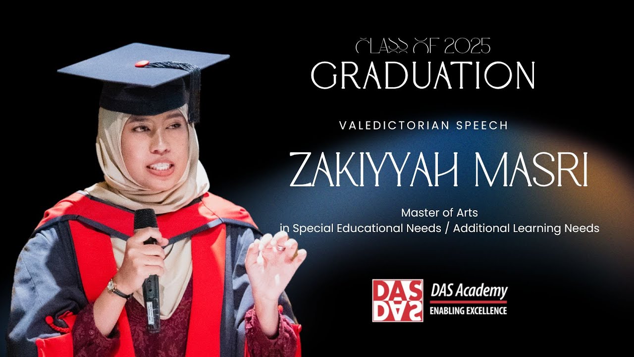 2025 DAS Academy Graduation | Valedictorian Speech by ZAKIYYAH BINTI MASRI Valedictorian Speech