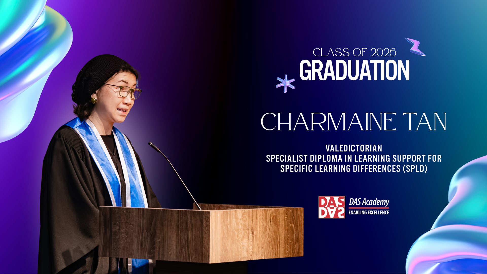 2026 DAS Academy Graduation Ceremony | Valedictorian Speech by Charmaine Tan