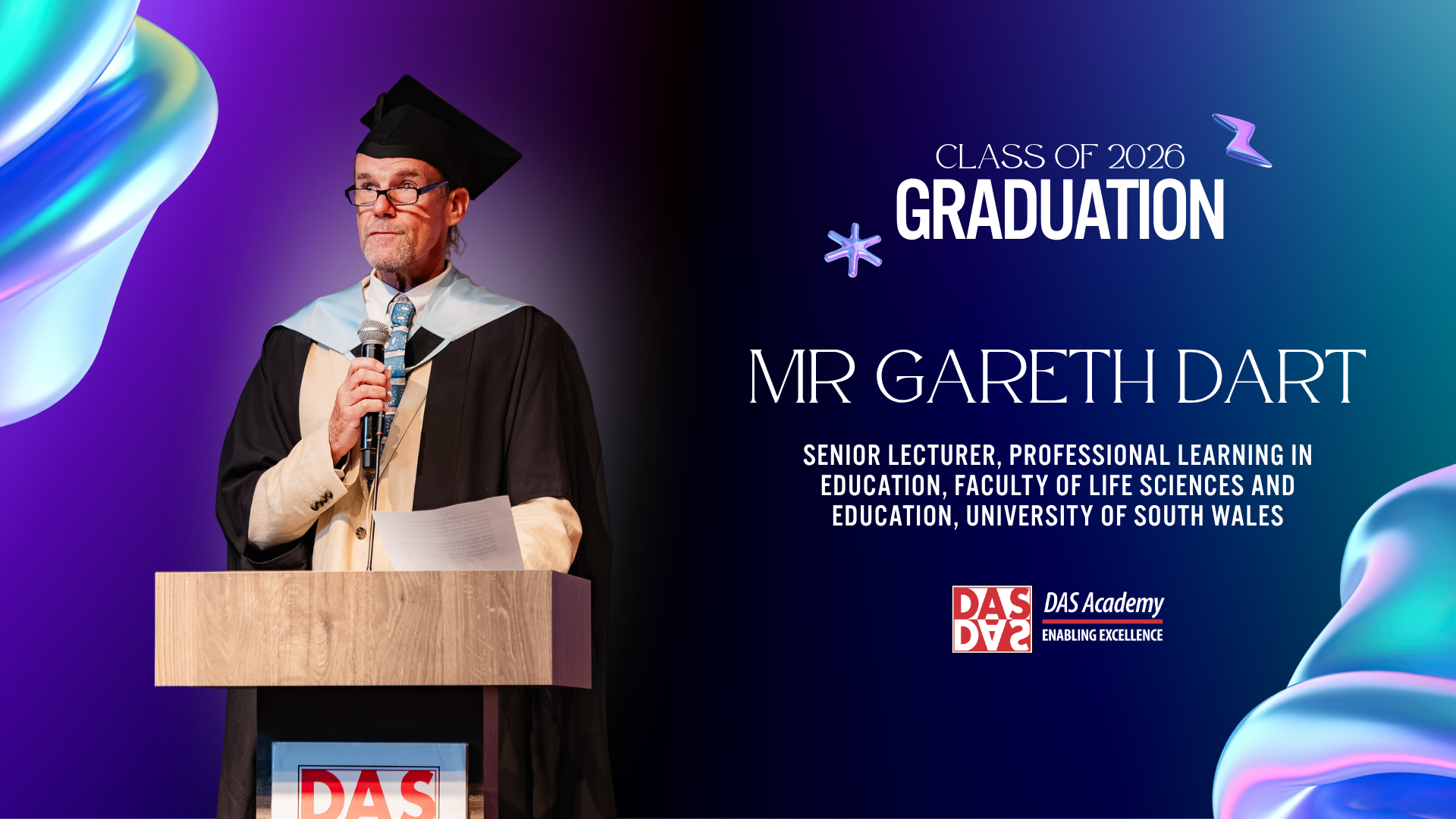 2026 DAS Academy Graduation Ceremony | Congratulatory Address by Mr Gareth Dart