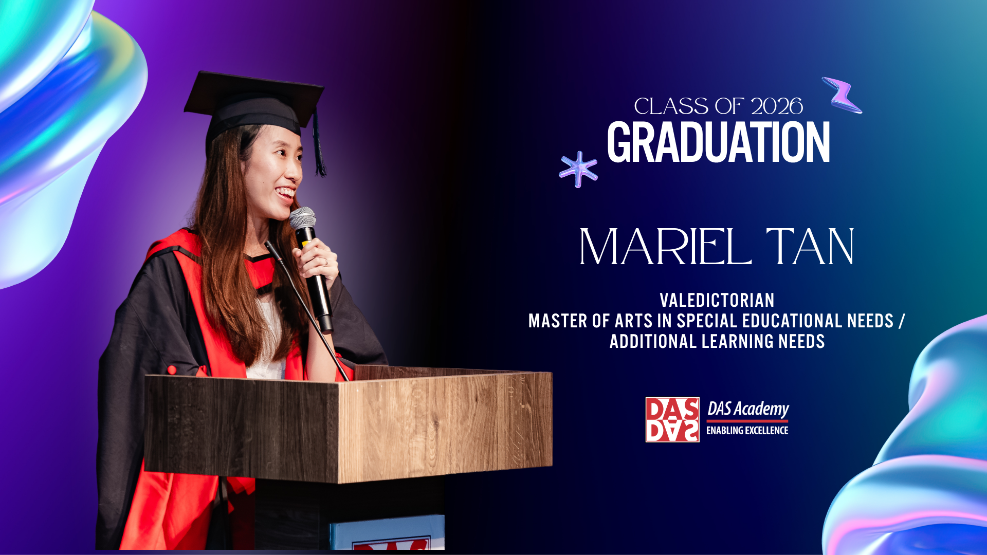 2026 DAS Academy Graduation Ceremony | Valedictorian Speech by Mariel Tan
